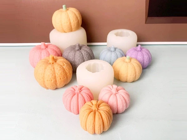 3d mini pumpkin silicone baking mold